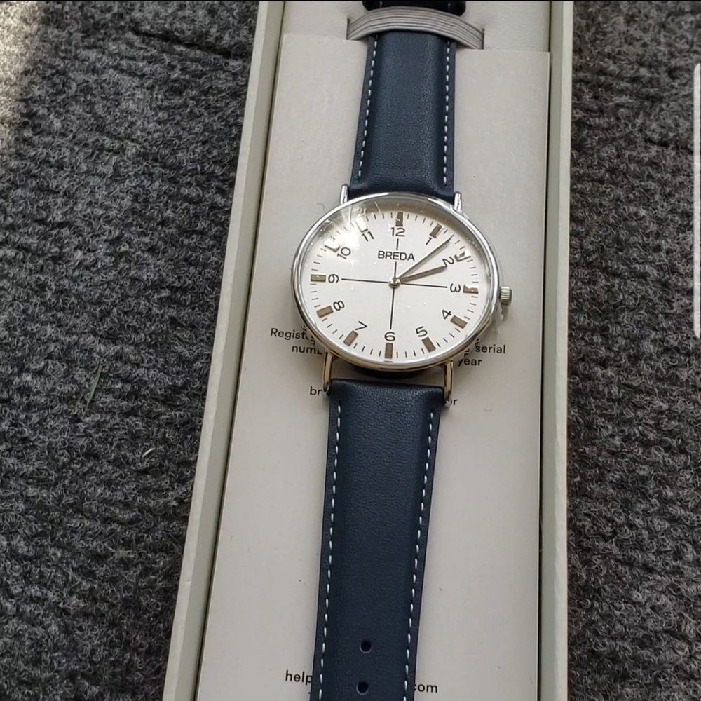 Breda Navy Belmont Men Watch